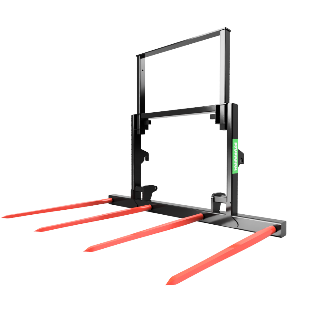 adjustable square bale fork | ag loader